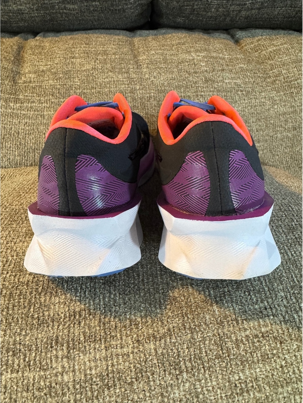 ASICS Novablast 1 Running Shoes Black Purple Orange Women's 7.5 - Picture 8 of 12